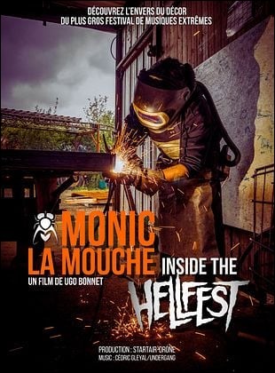 Monic La Mouche inside The Hellfest