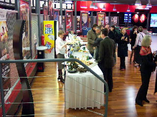 Exemple de buffet dans le hall